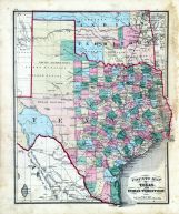 State Maps - Texas, Indian Territory, Fayette County 1875